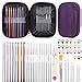 Amazon IMZAY 54 Pcs Crochet Hooks Set Crochet Needles Set With