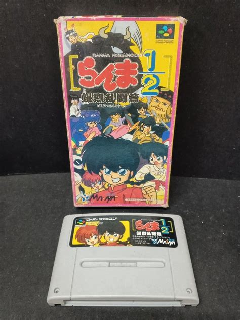 Original Famicom Ranma 1 2 Bakuretsu Rantouhen Super Famicom Japan Video Game Catridge