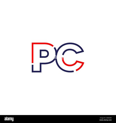 PC Tech Logo Concept Design Stock Vector Image Art Alamy