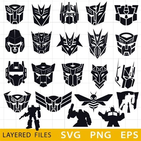 Transformers Layered Svg Cricut File Cut Files Layered Di Inspire