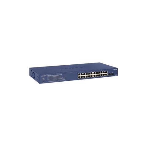 NETGEAR GS724TP 24 PORT GIGABIT SMART PoE SWITCH W 2 SFP