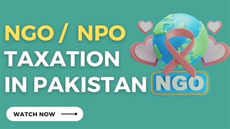 Does NPO Pays Tax NPO NGO Tax Application Complete Guide FBR Tax