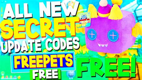 ALL NEW FREE MERCH PET UPDATE CODES In PET SIMULATOR X CODES Pet