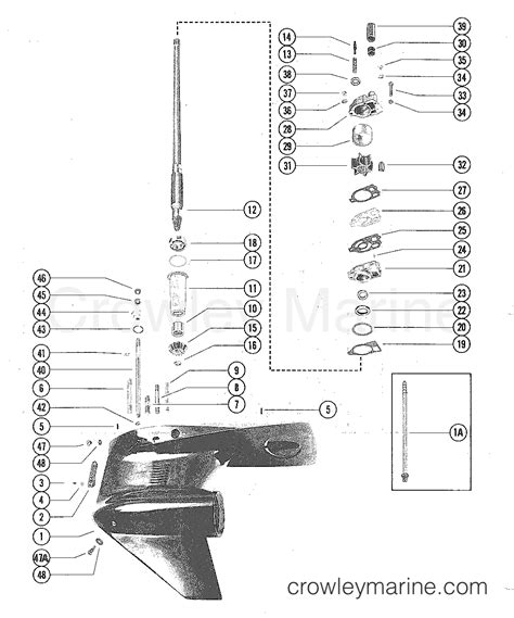 Gear Housing Drive Shaft Outboard Elpt Crowley