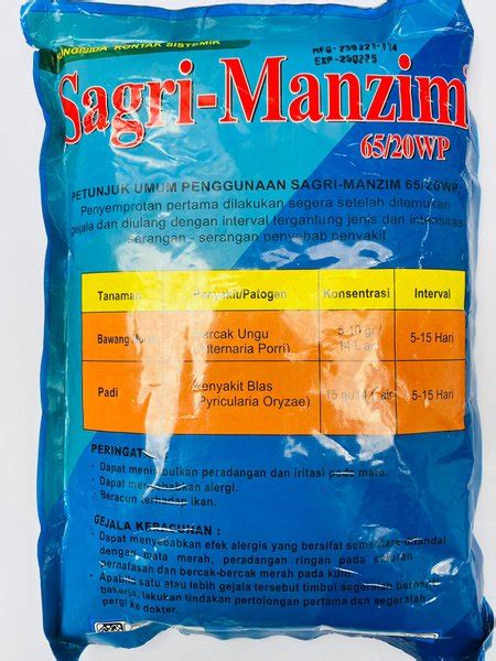 Jual Fungisida SAGRI MANZIM 65 25WP Isi 400gram Dari SATYA AGRO