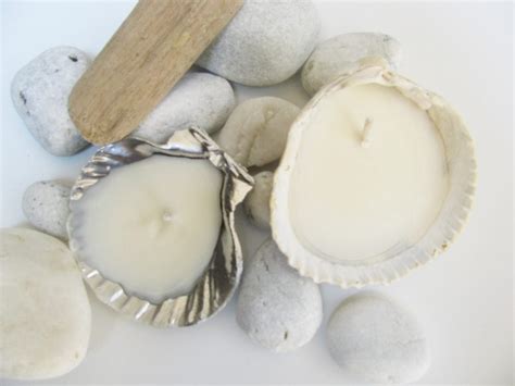 DIY seashell candles - Lolly Jane