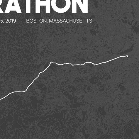 map of boston marathon course