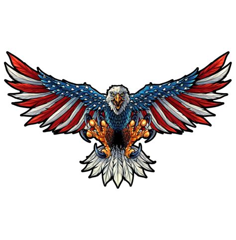 Bald eagle american flag – United by Color