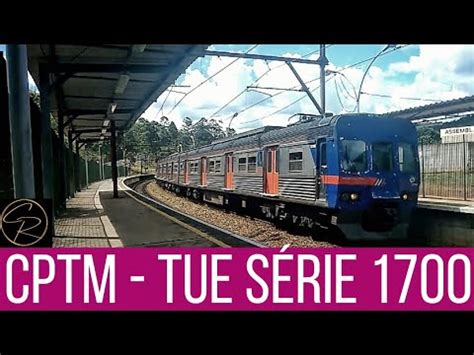 Cptm Tue S Rie Chegando Alinhando E Partindo Da Esta O