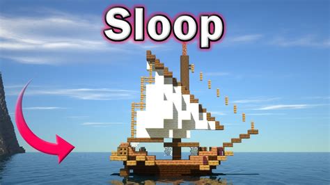 Minecraft Tutorial How To Make A Boat Ship Sloop YouTube