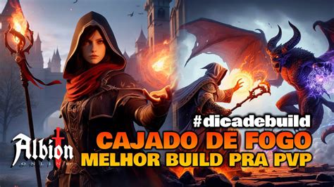 Cajado De Fogo A Melhor Build Para PVP Albiononline YouTube