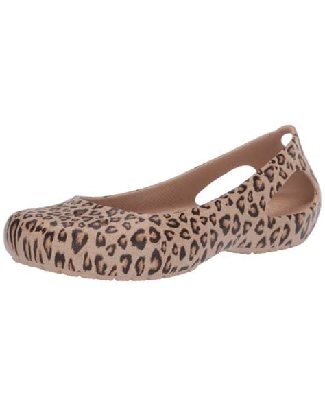 Crocs™ Kadee Leopard Print Casual Dress Shoe|comfort Fashion Flat ...