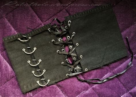 Goth It Yourself The Corset Belt Diy Goth Clothes Diy Corset Punk