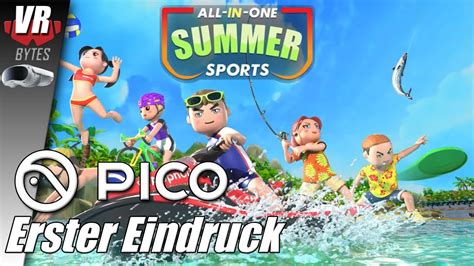 All In One Summer Sports VR Pico 4 VR Deutsch Erster Eindruck