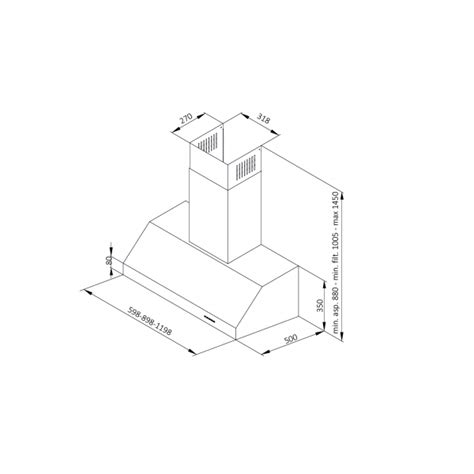 Campana Extractora Semi Profesional Cm Thermex