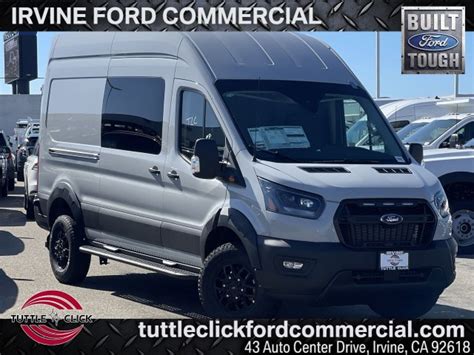 New 2023 Ford Transit Cargo Van Full-size Cargo Van in Irvine #FC431592 | Tuttle-Click Ford