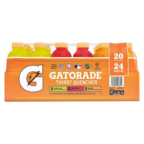 Gatorade Variety Pack Thirst Quencher, 20 Fl Oz Bottles, 12, 52% OFF