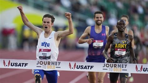 BYUs Kenneth Rooks Wins 3 000 Meter Steeplechase At USA Outdoor Track