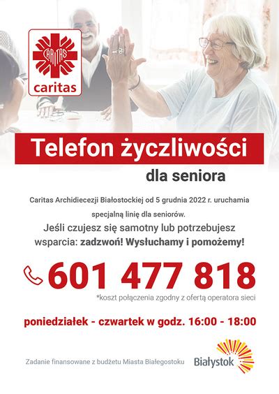 Telefon Yczliwo Ci Dla Seniora Miejski Portal Informacyjny Bstok Pl