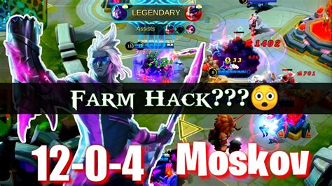 Solo Rank Moskov Perfect Gameplay Fast Farm Mobile Legends