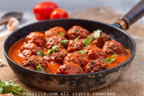 Albóndigas De Carne De Res Recetas De Cocina