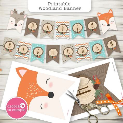 Forest Birthday Woodland Birthday Party Boy Birthday Parties Deer