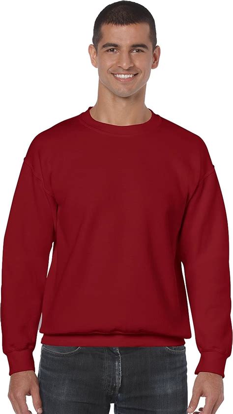 Gildan 18000 Classic Fit Adult Crewneck Sweatshirt Heavy Blend First Quality Cardinal Red