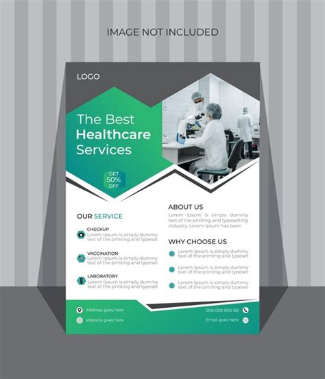 Premium Vector Medical Healthcare Flyer Design Template Vector Image