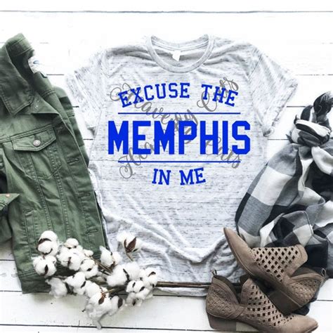 Excuse The Memphis In Me Svg Png Sublimation And Cutting File Etsy