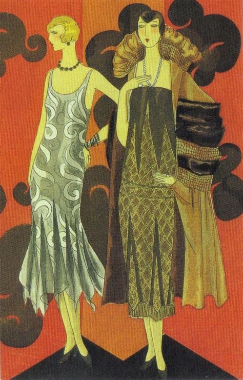 1924 Doucet Evening Gown Art Deco Illustration Art Deco Clothing Vintage Illustration