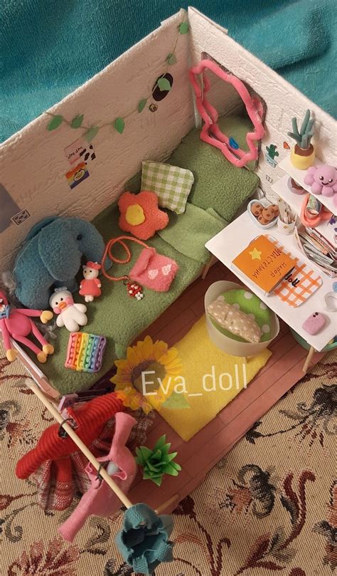 Моя мини комната 💕 | Детские поделки, Винтажные бумажные куклы ...