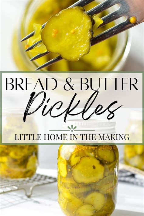 Canning Bread And Butter Pickles Little Home In The Making