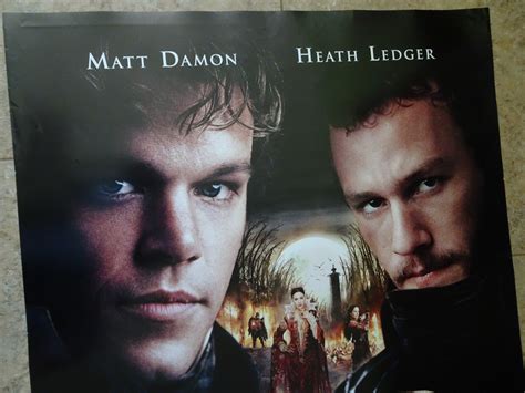 THE BROTHERS GRIMM - MOVIE POSTER WITH HEATH LEDGER AND MATT DAMON ...