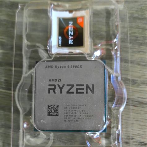 AMD Ryzen 9 3900X, AM4, 12 Cores 24 Threads, 4.6 GHz Max