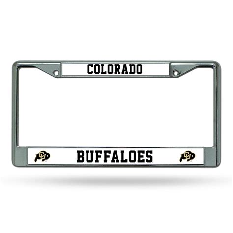 Colorado Buffaloes Chrome License Plate Frame Sports Fanz