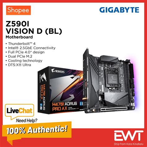 Gigabyte Z I Vision D Bl Motherboard Original Shopee Malaysia