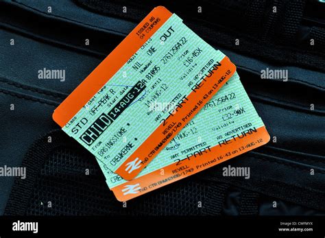 Rail tickets UK Stock Photo - Alamy