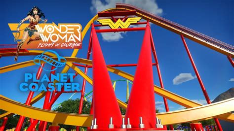 Wonder Woman Flight Of Courage Pov Six Flags Magic Mountain Planet