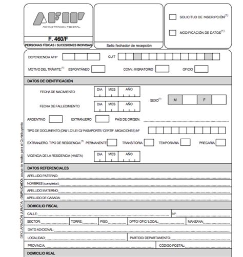 Formulario Cm Afip Descargar E Imprimir Formularios Oficiales Hot Sex