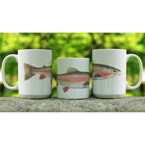 Rainbow Trout Mug Rainbow Trout Coffee Mug Rainbow Trout Mug Rainbow