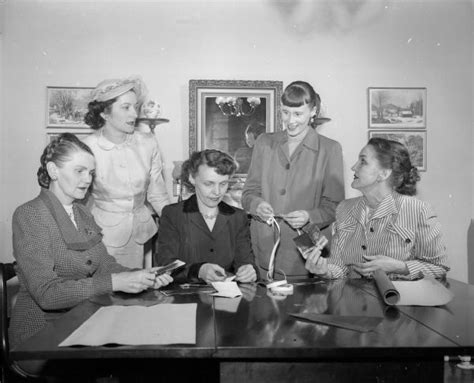 Naval Officers Wives Plan Dance Photograph Wisconsin Historical Society