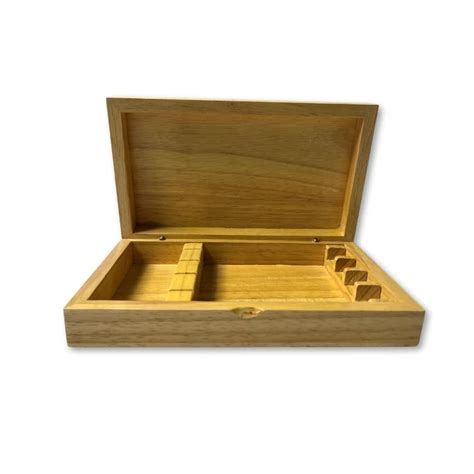 rubberwood knife box lkkst leeknives