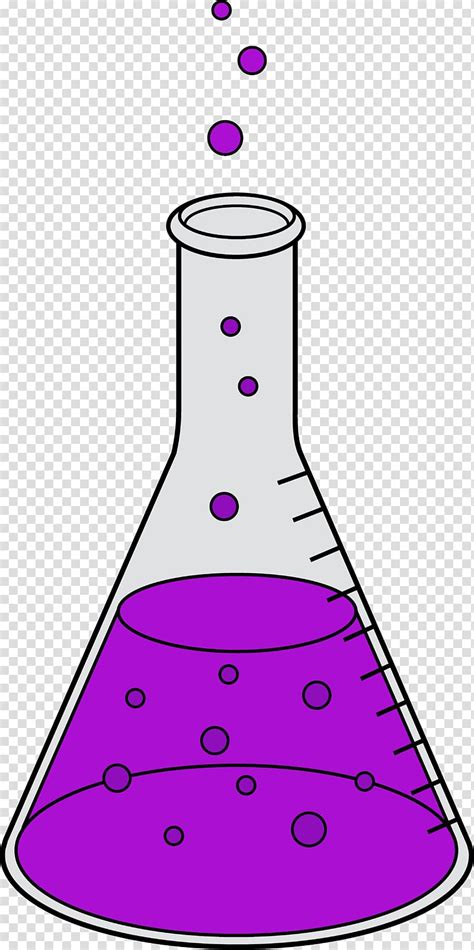 Beaker Laboratory Flask Science Experimenting Transparent Background