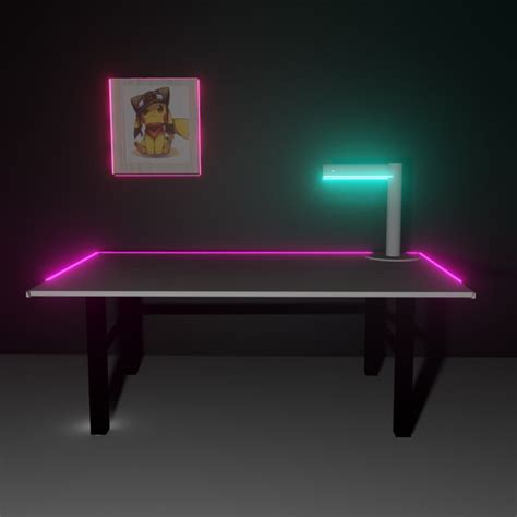 GAMER TABLE 3D model - TurboSquid 1877686