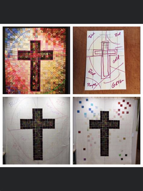 Cross Of Many Squares Quilt SederQuilts