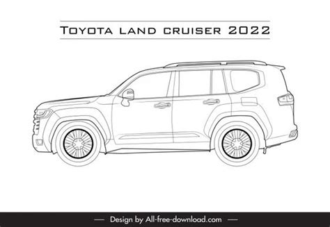 Land cruiser vector vectors images