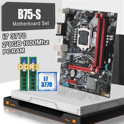 SZMZ B75 1155 PC Motherboard Gaming Kit With Intel I5 3570 47 OFF