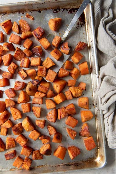 Roasted Sweet Potatoes Valerie S Kitchen