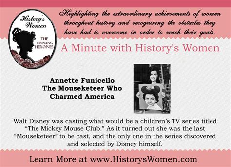 Annette Funicello – History's Women