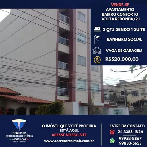 Apartamento Para Venda Volta Redonda Rj Bairro Conforto